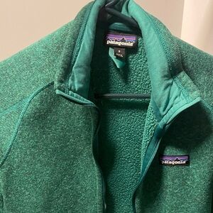 Patagonia Teal Full-Zip Fleece Jacket